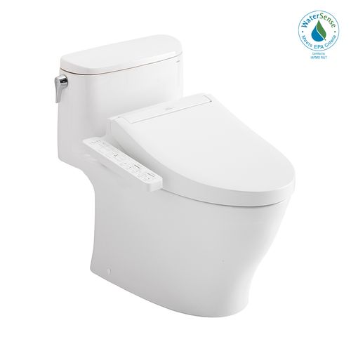 Main product image of WASHLET+ Nexus 1G One-Piece Elongated 1.0 GPF Toilet and WASHLET C2 Bidet Seat, Cotton White - MW6423074CUFG#01