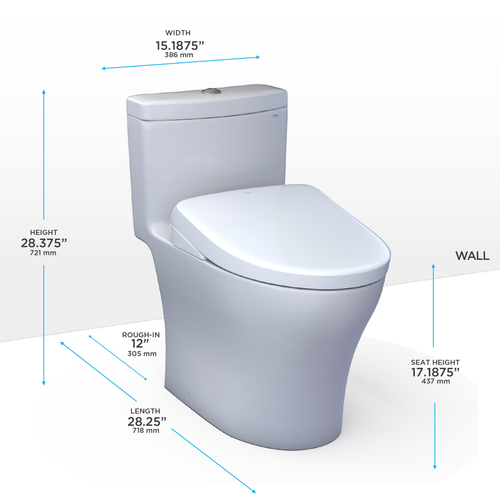 MW6464736CEMFGNA-01 - TOTO MW6464736CEMFGNA-01 - WASHLET+ Aquia IV One ...