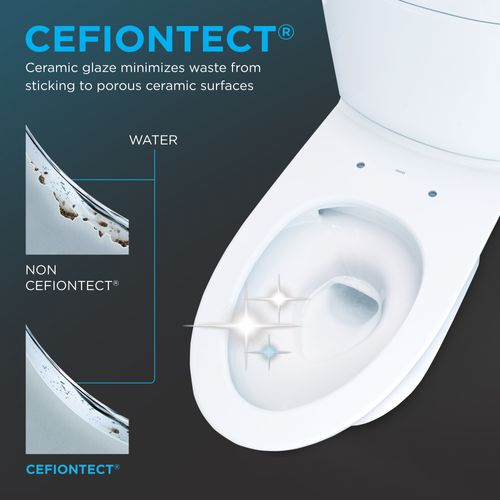 Main product image of Drake WASHLET+ Two-Piece Elongated 1.6 GPF TORNADO FLUSH Toilet and S7A Contemporary Bidet Seat with Auto Flush, Cotton White - MW7764736CSGA#01