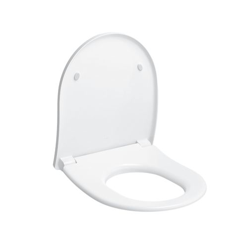 Main product image of Rp Compact Softclose, Slow Close Elongated Toilet Seat And Lid, Cotton White - SS227#01