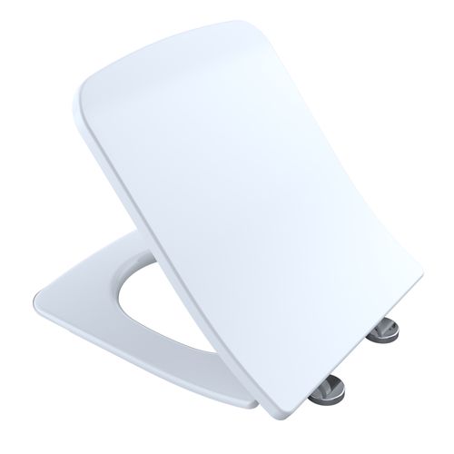 Main product image of Softclose Slim Square  Seat And Lid For Sp Wall-hung Toilet, Cotton White- SS249R#01
