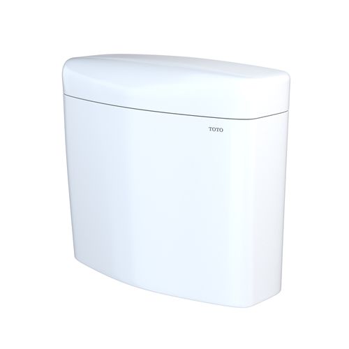 Main product image of Aquia IV Cube Dual Flush 1.28 and 0.9 GPF Toilet Tank Only with WASHLET+ Auto Flush Compatibility, Cotton White - ST436EMNA#01