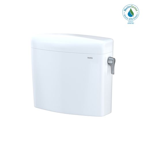 Main product image of Aquia IV Cube Dual Flush 1.28 and 0.9 GPF Toilet Tank Only with Right Hand Trip Lever, Cotton White - ST436EMNR#01