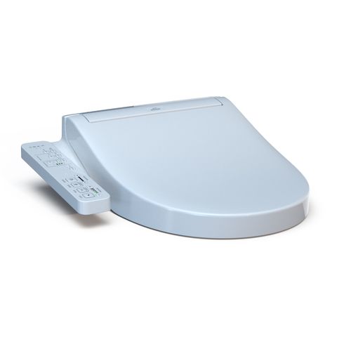 Main product image of Washlet Kc2 Electronic Bidet Toilet Seat With Heated Seat And Softclose Lid, Round, Cotton White - SW3023#01