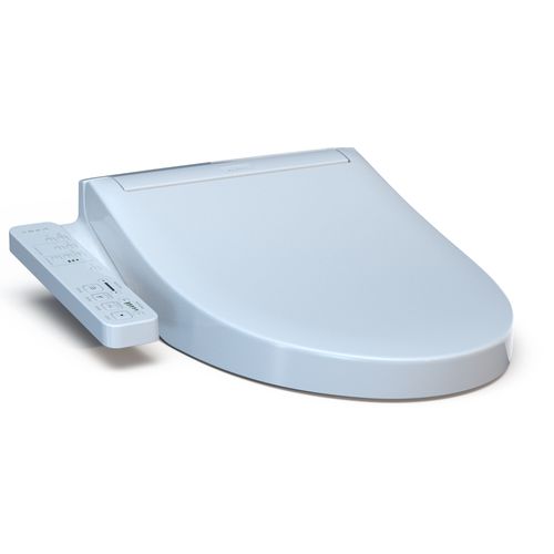 Main product image of Washlet Kc2 Electronic Bidet Toilet Seat With Heated Seat And Softclose Lid, Elongated, Cotton White - SW3024#01