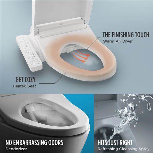 Main product image of Washlet C2 Electronic Bidet Toilet Seat With Premist And EWATER+ Wand Cleaning, Elongated, Sedona Beige - SW3074#12