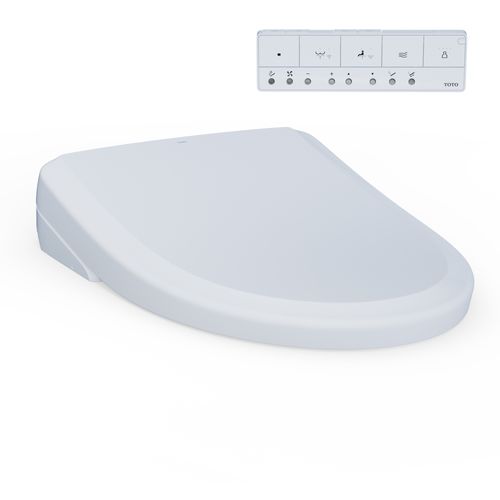Main product image of S7 Washlet+ Electronic Bidet Toilet Seat With EWATER+ Bowl And Wand Cleaning And Classic Lid, Elongated, Cotton White - SW4724AT40#01