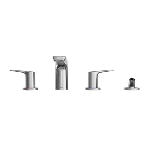 Main product image of GS 4 hole Deck mount Roman Tub Filler Trim with Handshower, Polished Chrome