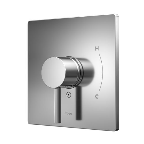 Main product image of Square Pressure Balance Valve Shower Trim, Polished Chrome