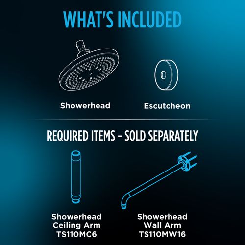 Main product image of G Series 2.5 GPM Single Spray 8.5" Round Showerhead with COMFORT WAVE Technology, Polished Chrome