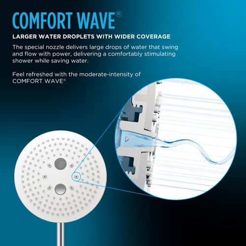 Main product image of G Series 2.5 GPM Single Spray 8.5" Round Showerhead with COMFORT WAVE Technology, Polished Nickel