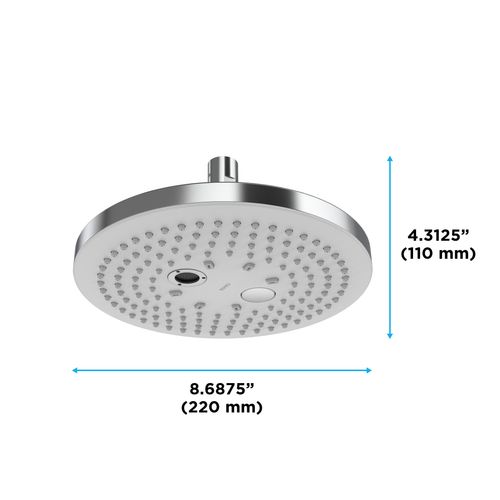 Main product image of G Series 1.75 GPM Two Spray Function 8.5" Round Showerhead with COMFORT WAVE and WARM SPA, Polished Chrome