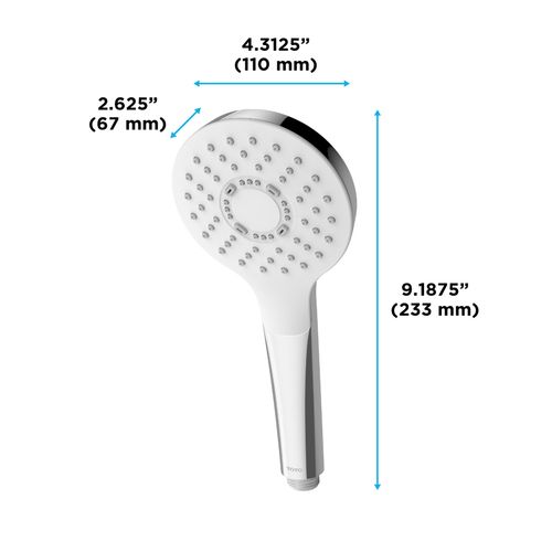 Main product image of G Series 1.75 GPM Single Spray 4" Round Handshower with COMFORT WAVE Technology, Polished Chrome
