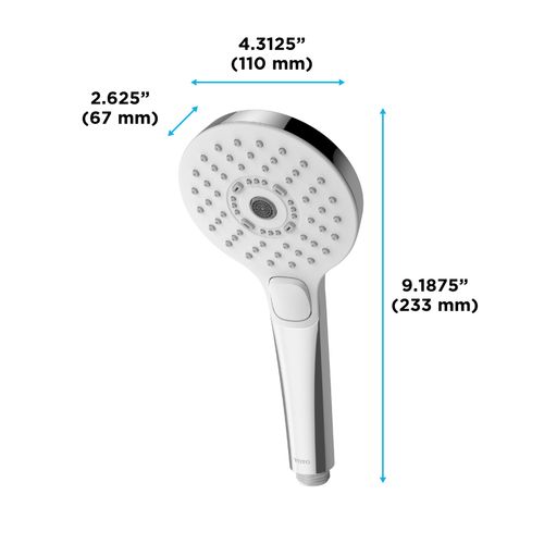 Main product image of G Series 1.75 GPM Multifunction 4" Round Handshower with ACTIVE WAVE, COMFORT WAVE, and WARM SPA, Brushed Nickel