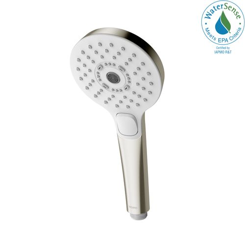 Main product image of G Series 1.75 GPM Multifunction 4" Round Handshower with ACTIVE WAVE, COMFORT WAVE, and WARM SPA, Brushed Nickel