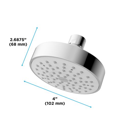 Main product image of L Series 1.75 GPM Single Spray 4" Modern Round Showerhead, Polished Chrome