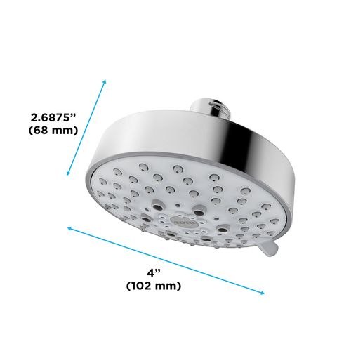 Main product image of L Series 1.75 GPM Multifunction 4" Modern Round Showerhead, Polished Chrome