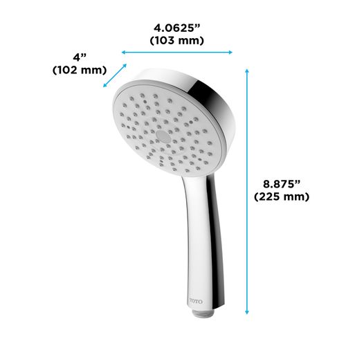 Main product image of L Series 2.0 GPM Single Spray 4" Modern Round Handshower, Polished Chrome
