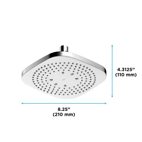 Main product image of G Series 1.75 GPM Single Spray 8.5" Square Showerhead with COMFORT WAVE Technology, Polished Chrome