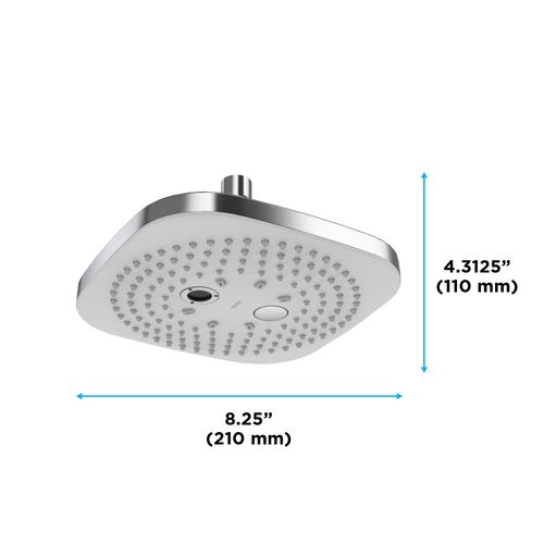 Main product image of G Series 1.75 GPM Multifunction 8.5" Square Showerhead with COMFORT WAVE and WARM SPA, Polished Chrome