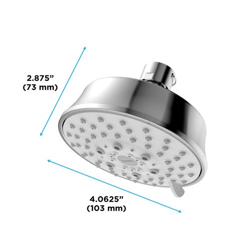 Main product image of L Series 1.75 GPM Multifunction 4" Classic Round Showerhead, Polished Chrome