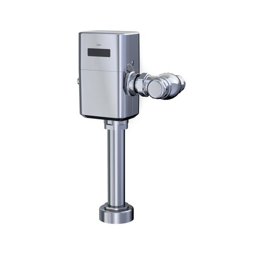 Main product image of ECOPOWER Touchless 1.28 GPF High Efficiency Toilet Flushometer Valve for back spud with 12" Vacuum Breaker Set, Polished Chrome