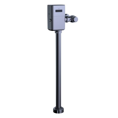 Main product image of ECOPOWER Touchless 1.0 GPF High Efficiency Toilet Flushometer Valve for Top Spud with 24" Vacuum Breaker Set, Polished Chrome