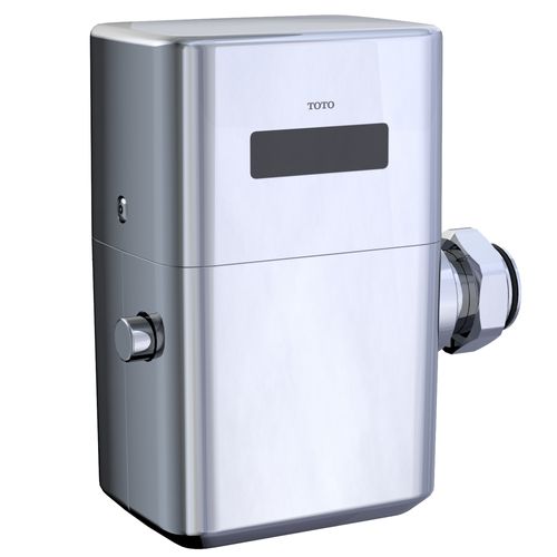Main product image of ECOPOWER Touchless 1.0 GPF High  Efficiency Toilet Flushometer Valve with 24" Vacuum Breaker Set, Polished Chrome