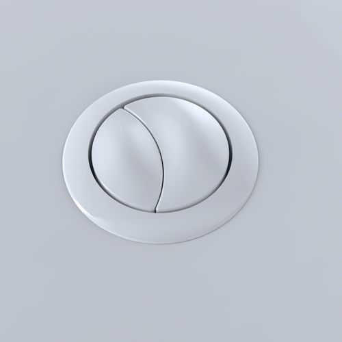Main product image of Aquia 1pc Push Button Cst654 53mm - Cotton White