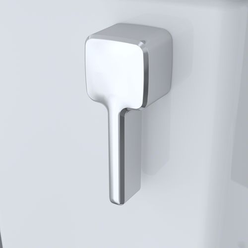 Main product image of Trip Lever Handle (w/spud And Mounting Nut, Left Hand) - Polished Chrome