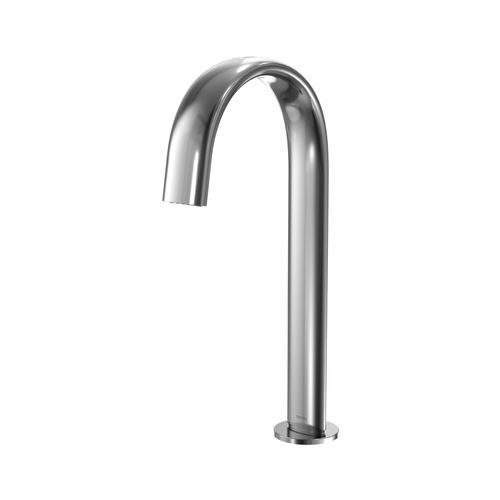 Main product image of Gooseneck Vessel ECOPOWER or AC 0.5 GPM Touchless Bathroom Faucet Spout, 10 Second On-Demand Flow (Polished Chrome), TLE24008U1-CP