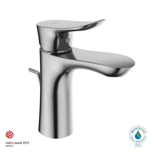 Main product image of GO 1.2 GPM 1 Handle Bathroom Sink Faucet with COMFORT GLIDE Technology and Drain Assembly (Polished Chrome) - TLG01301U-CP