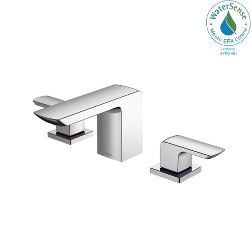 Main product image of GR Series 1.2 GPM 2 Handle Widespread Bathroom Sink Faucet with Drain Assembly (Polished Chrome) - TLG02201U-CP