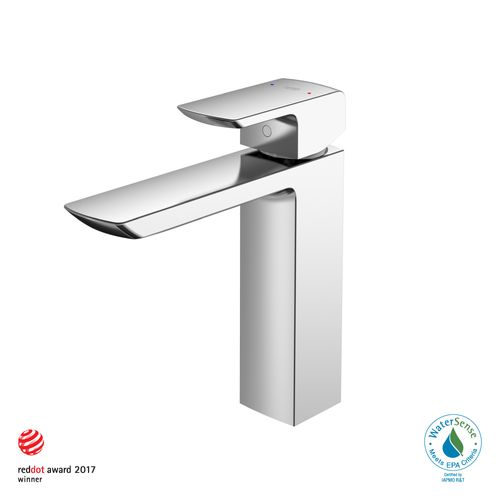 Main product image of GR 1.2 GPM 1 Handle Semi-Vessel Bathroom Sink Faucet with COMFORT GLIDE Technology (Polished Chrome) - TLG02304U-CP