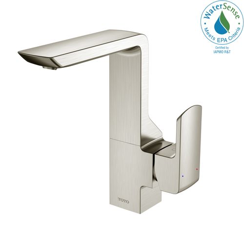 Main product image of GR Series 1.2 GPM Single Side Handle Bathroom Sink Faucet with COMFORT GLIDE Technology and Drain Assembly, Brushed Nickel - TLG02309U-BN