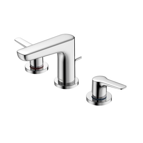 Main product image of GS Series 1.2 GPM 2 Handle Widespread Bathroom Sink Faucet with Drain Assembly (Polished Chrome) - TLG03201U-CP