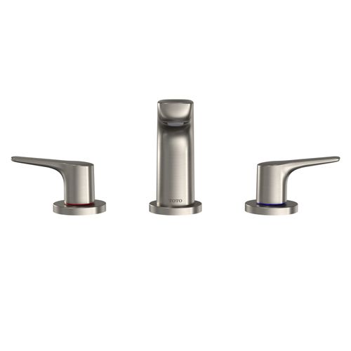 Main product image of GS 1.2 GPM 2 Handle Widespread Bathroom Sink Faucet, Brushed Nickel - TLG03201U-BN