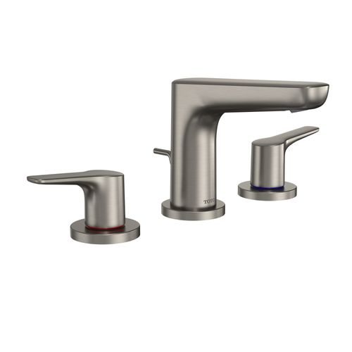 Main product image of GS 1.2 GPM 2 Handle Widespread Bathroom Sink Faucet, Brushed Nickel - TLG03201U-BN