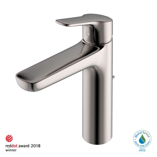 Main product image of GS Series 1.2 GPM 1 Handle Bathroom Faucet for Semi-Vessel Sink with COMFORT GLIDE Technology and Drain Assembly, Polished Nickel - TLG03303U-PN