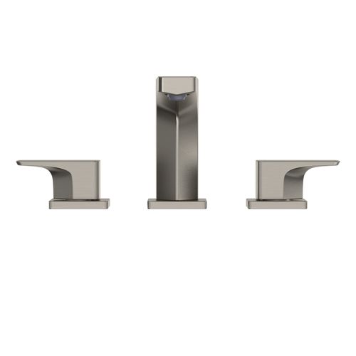 Main product image of GE 1.2 GPM 2 Handle Widespread Bathroom Sink Faucet, Brushed Nickel - TLG07201U-BN