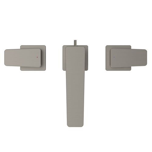 Main product image of GE 1.2 GPM 2 Handle Widespread Bathroom Sink Faucet, Brushed Nickel - TLG07201U-BN