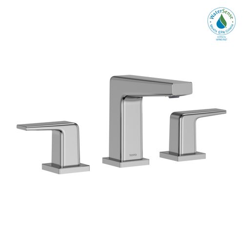 Main product image of GB Series 1.2 GPM 2 Handle Widespread Bathroom Sink Faucet with Drain Assembly (Polished Chrome) - TLG10201U-CP