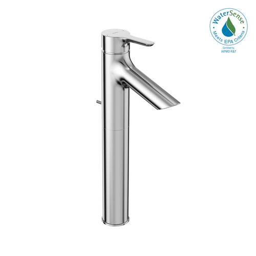 Main product image of TLS01307U-CP LB Series 1.2 GPM 1 Handle Bathroom Faucet for Vessel Sink with Drain Assembly (Polished Chrome)