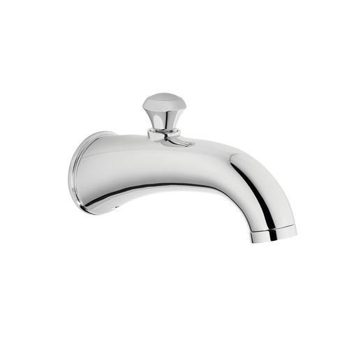 Main product image of Silas Wall Tub Spout with Diverter, Polished Chrome