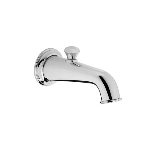 Main product image of Vivian Wall Tub Spout with Diverter, Polished Chrome