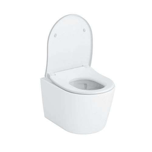 Main product image of CT427CFG#01 RP Compact Wall Hung Toilet Bowl,1.28/0.9 GPF, CEFIONTECT (Cotton White)