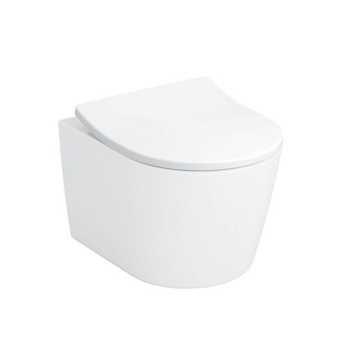 Main product image of CWT427227CMFG#MS RP Compact Wall Hung Toilet Bowl 1.28/0.9 GPF, Matte Silver Push Plate