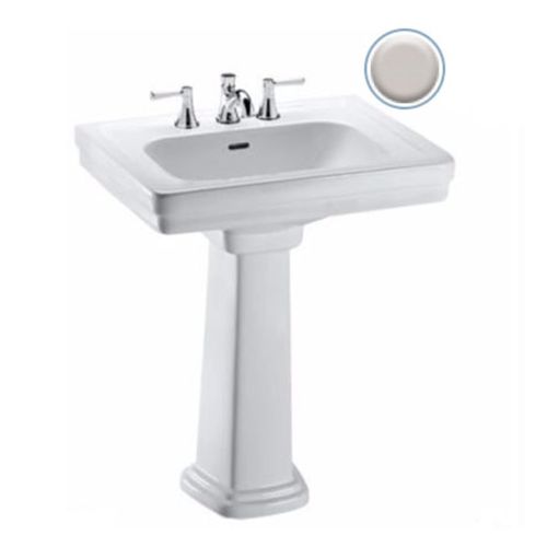 Main product image of LPT530.8N#03 Promenade 8" Center Pedestal Lavatory Sink (Bone)