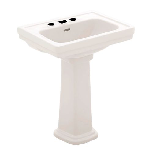 Main product image of LPT532.8N#03 Promenade 8" Center 24" Pedestal Lavatory Sink (Bone)