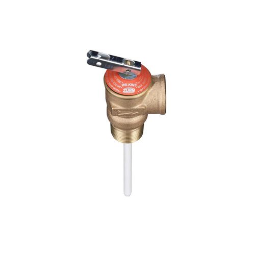 Main product image of T&P Relief Valve, MNPT x FNPT, 4" Probe, Set at 150